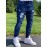 Men's Slim Fit Ripped Jeans, Stretchy Denim, Casual Regular Fit