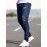 Slim Fit Ripped Jeans, Men's Casual Street Style Distressed Medium Stretch Denim Pants