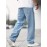 Men's Loose Fit Wide Leg Jeans, Men's Stylish Comfy Denim Pants, Street Style Fashion