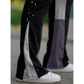 Men's Casual Pants, Street Style, Loose and Creative Design