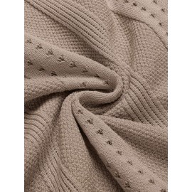 Men'S Summer Casual Knit Button-Down Lapel Shirts - Regular Fit, Slight Stretch Fabric, Solid Color Short Sleeve Casual Shirt with Button Detail