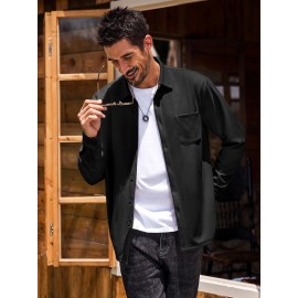 Men's Oxford Shirt Long Sleeve Dress Shirts Casual Button Down Shirts Regular Fit