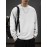 Men's Casual Cotton Long Sleeve T-Shirt - Crew Neck, Loose Fit, Spring & Fall Collection