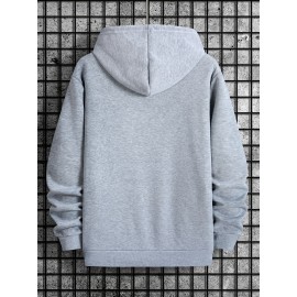IT'S A JAY THING Print Hoodie, Cool Hoodies For Men, Casual Hooded Sweatshirt With Kangaroo Pocket For Winter And Fall